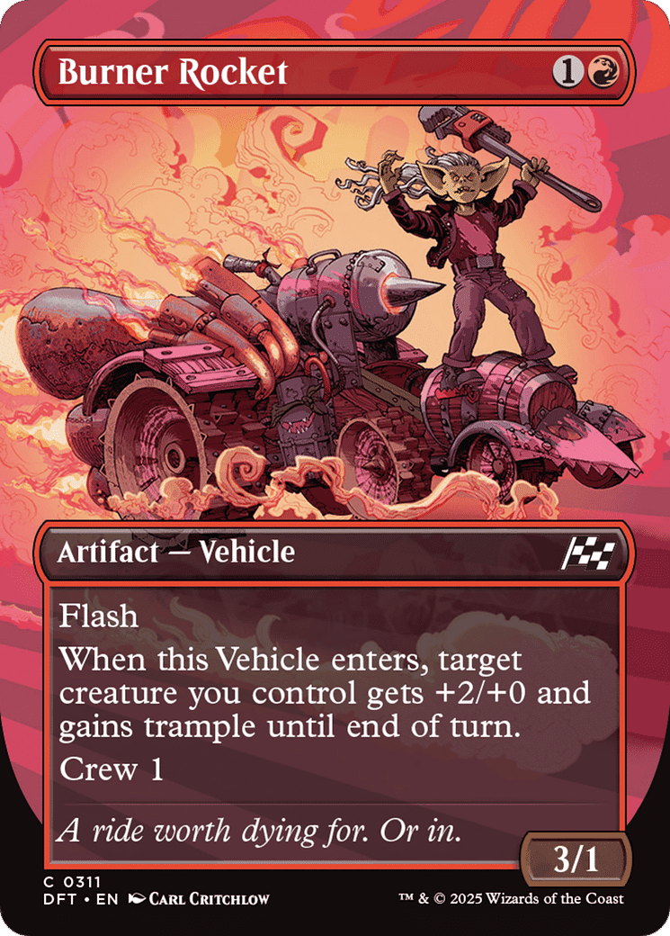 Burner Rocket — Aetherdrift — Magic: The Gathering
