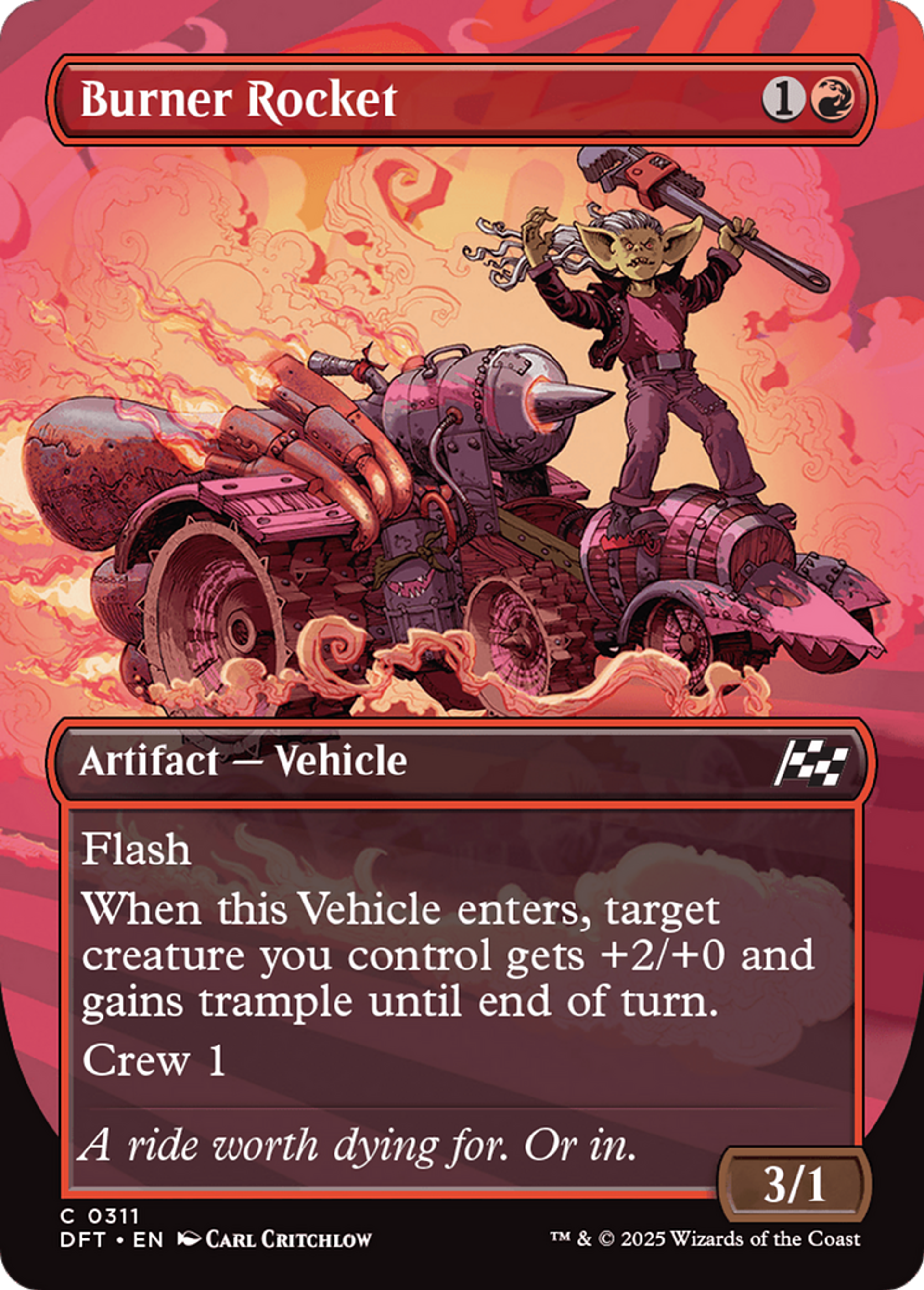 Burner Rocket — Aetherdrift — Magic: The Gathering