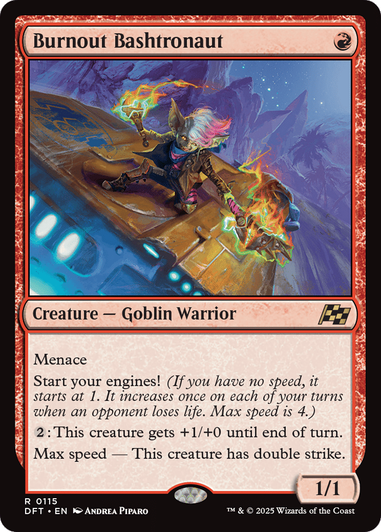 Burnout Bashtronaut — Aetherdrift — Magic: The Gathering