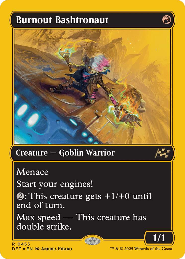 Burnout Bashtronaut — Aetherdrift — Magic: The Gathering