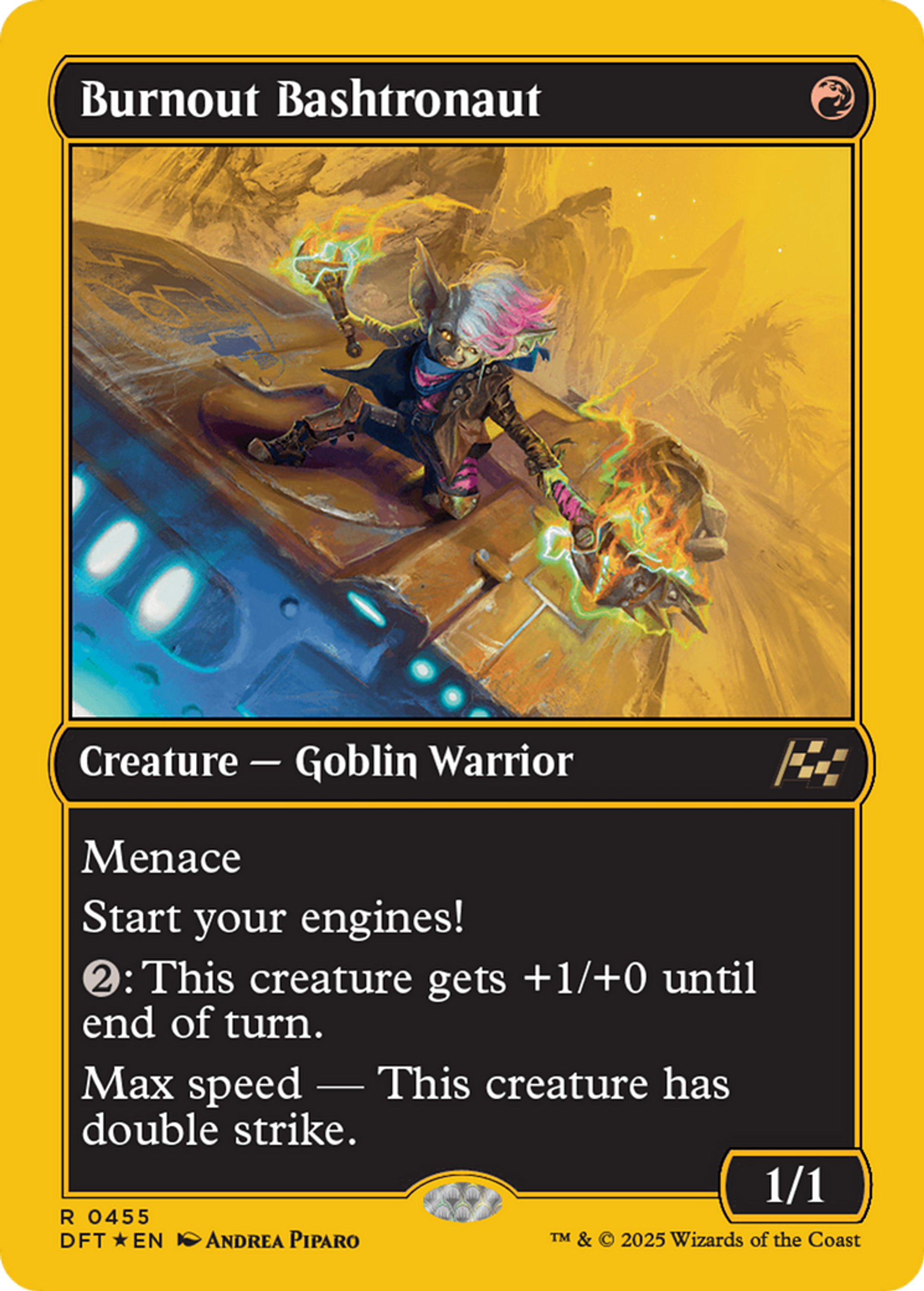 Burnout Bashtronaut — Aetherdrift — Magic: The Gathering