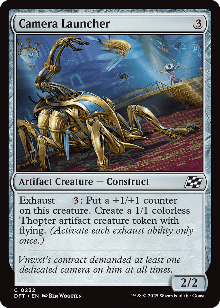Camera Launcher — Aetherdrift — Magic: The Gathering