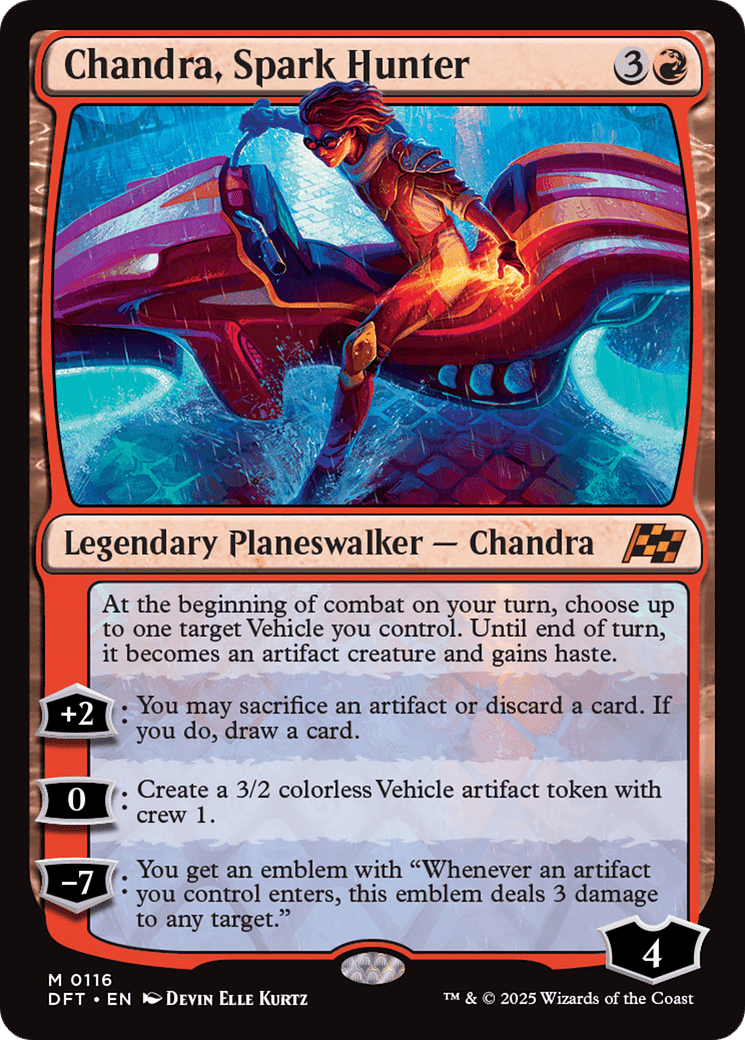 Chandra, Spark Hunter — Aetherdrift — Magic: The Gathering