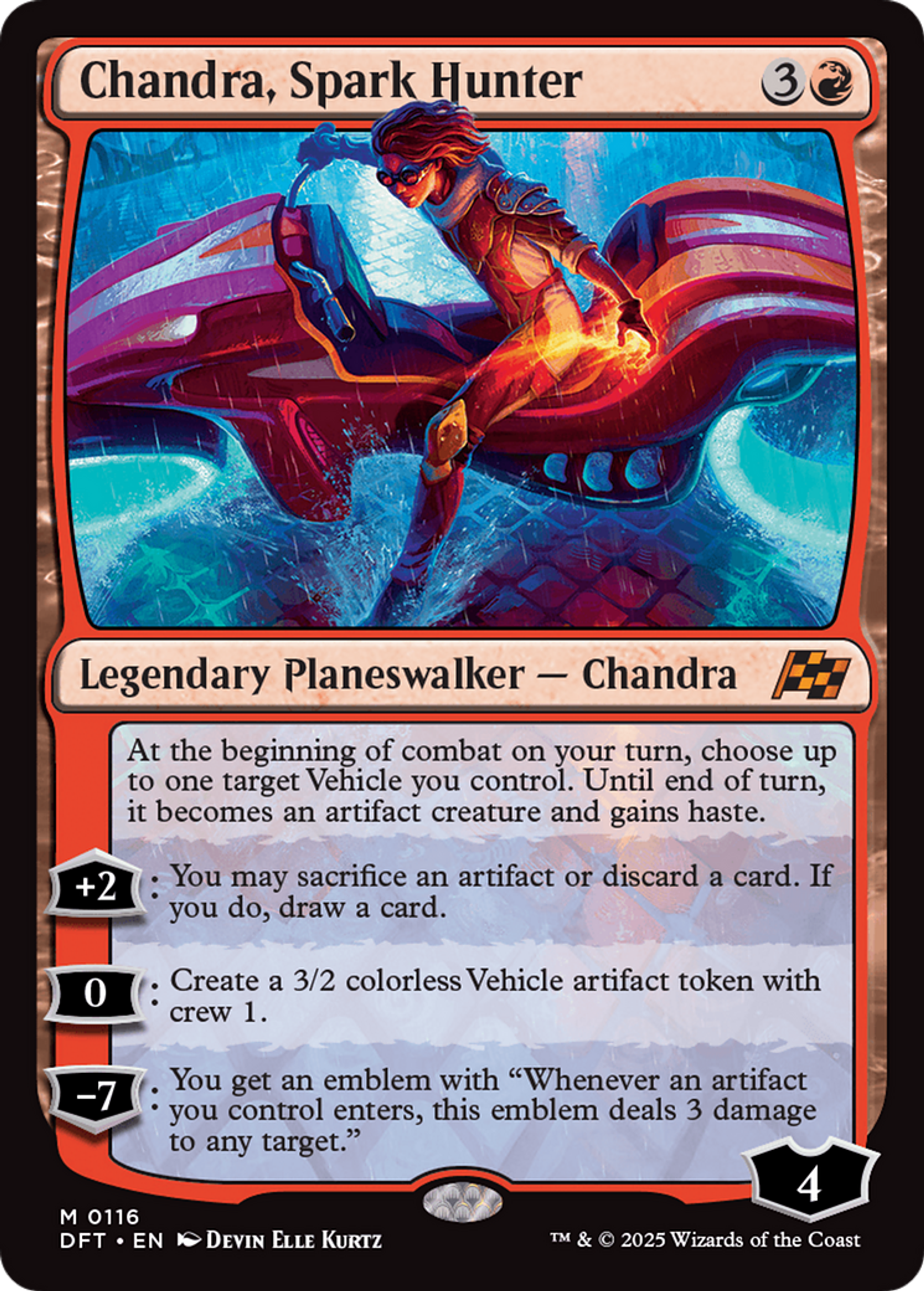 Chandra, Spark Hunter — Aetherdrift — Magic: The Gathering