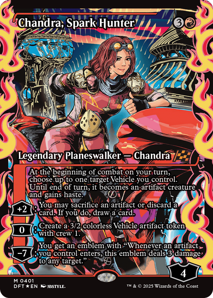 Chandra, Spark Hunter — Aetherdrift — Magic: The Gathering