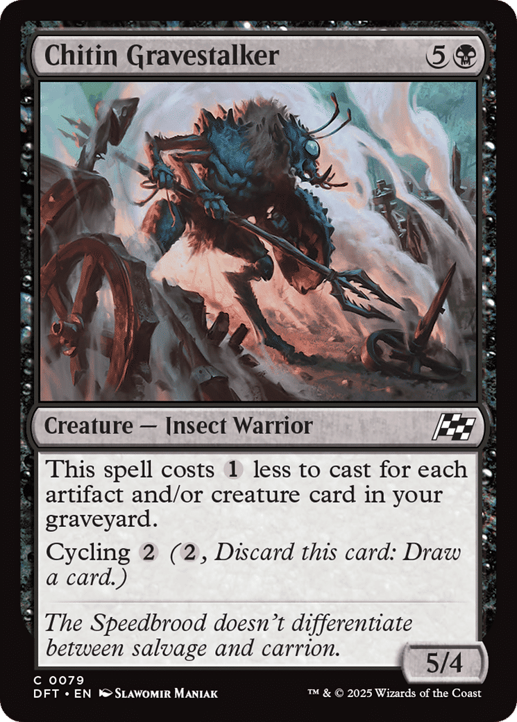 Chitin Gravestalker — Aetherdrift — Magic: The Gathering