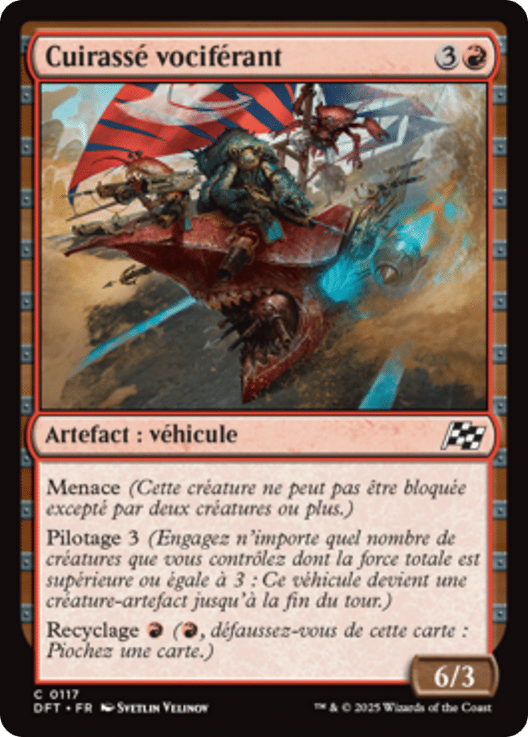 Cuirassé vociférant — Aetherdrift — Magic: The Gathering