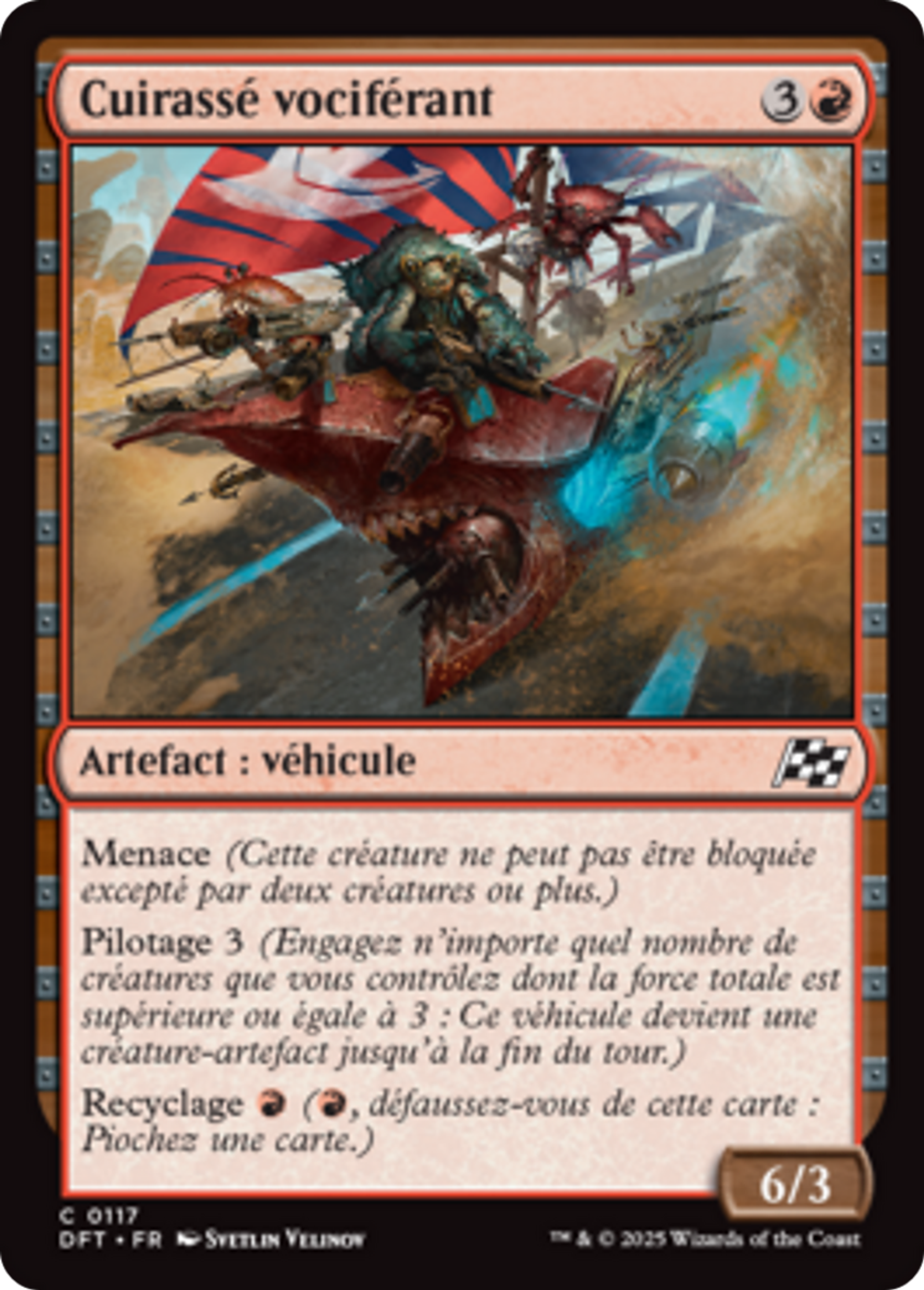 Cuirassé vociférant — Aetherdrift — Magic: The Gathering