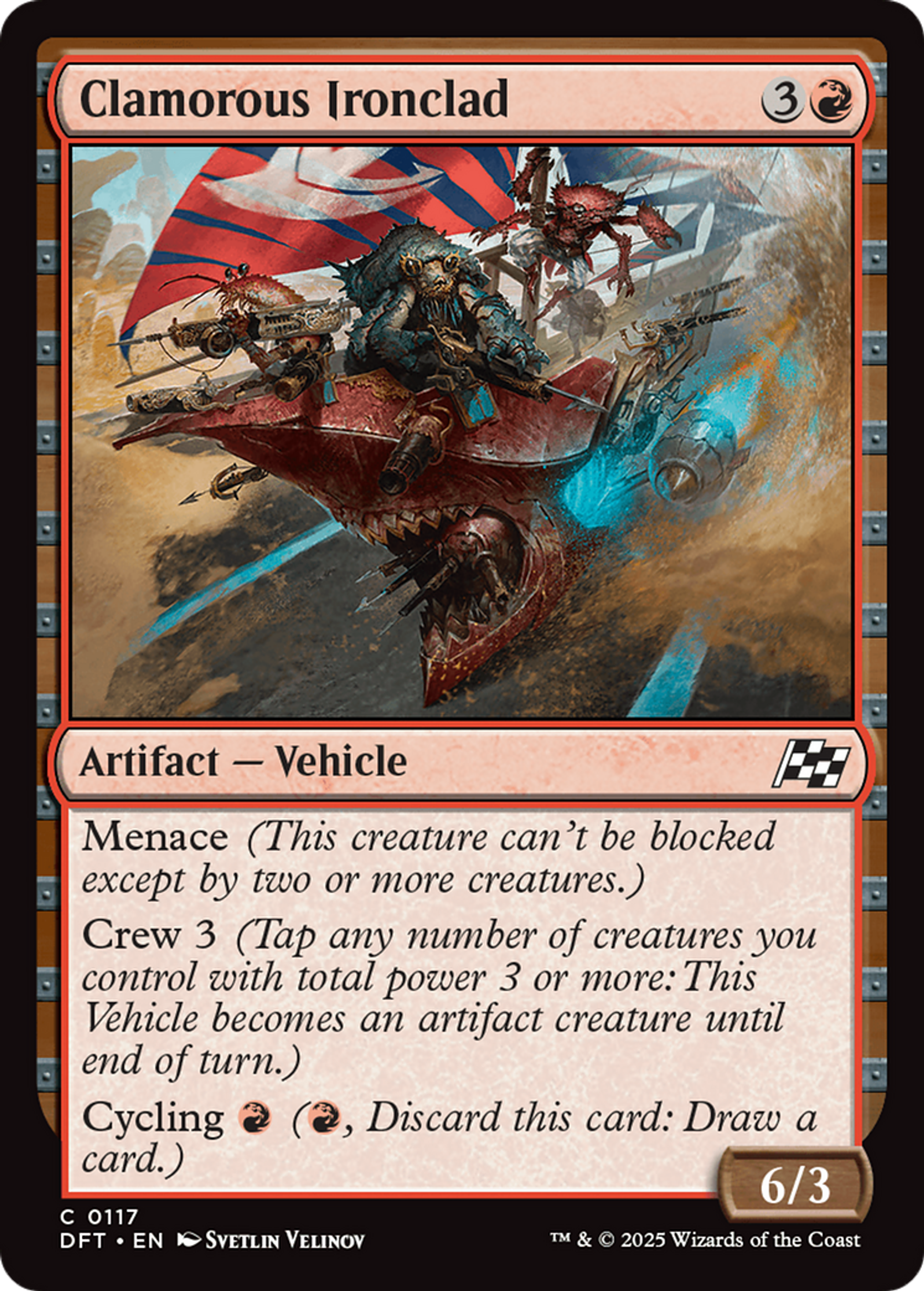 Clamorous Ironclad — Aetherdrift — Magic: The Gathering