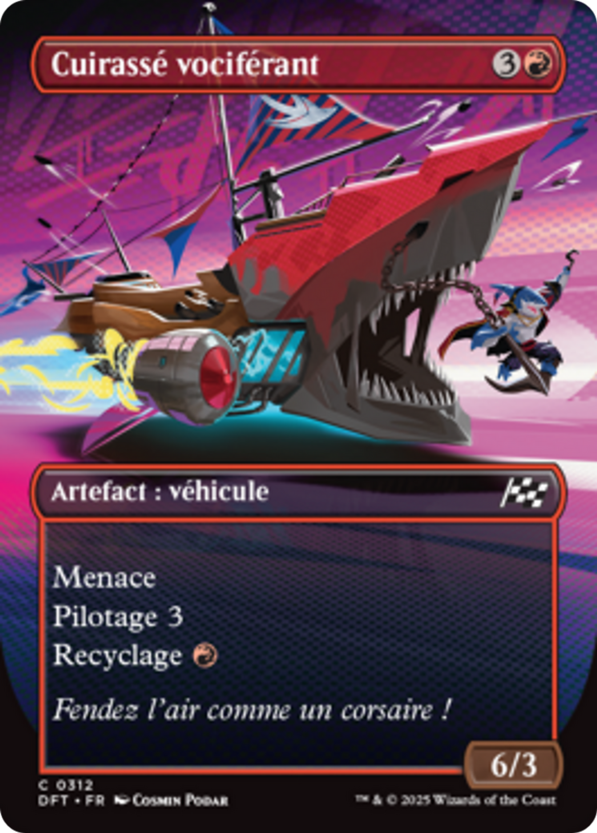 Cuirassé vociférant — Aetherdrift — Magic: The Gathering