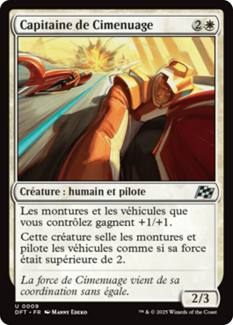 Capitaine de Cimenuage — Aetherdrift — Magic: The Gathering