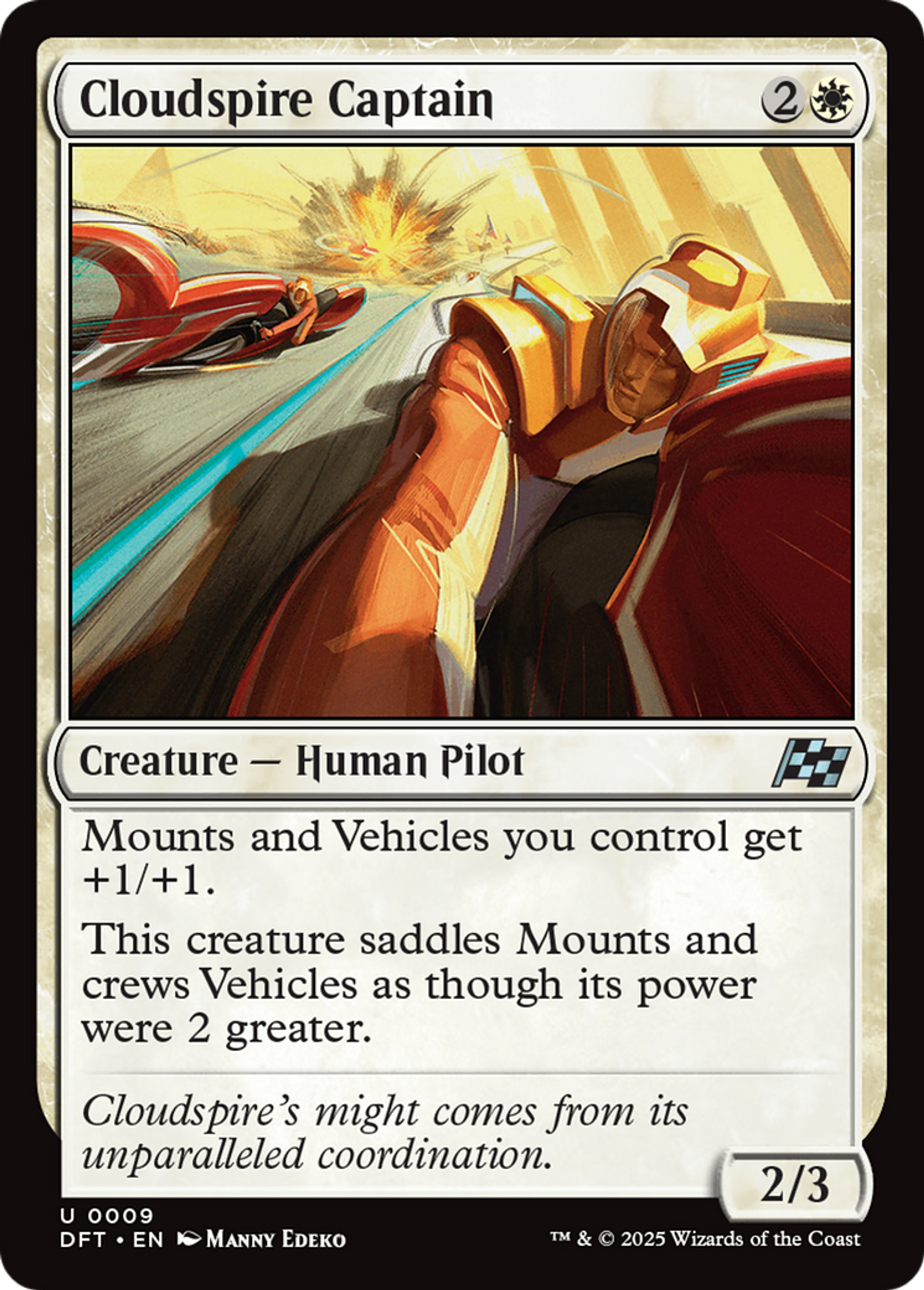 Cloudspire Captain — Aetherdrift — Magic: The Gathering