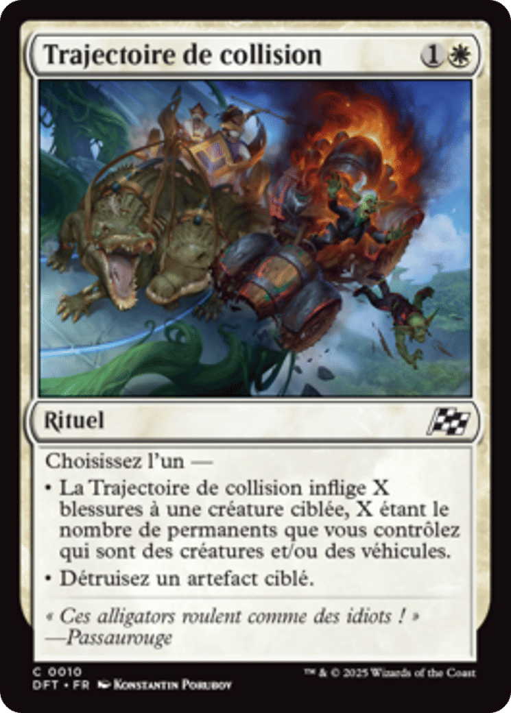 Trajectoire de collision — Aetherdrift — Magic: The Gathering