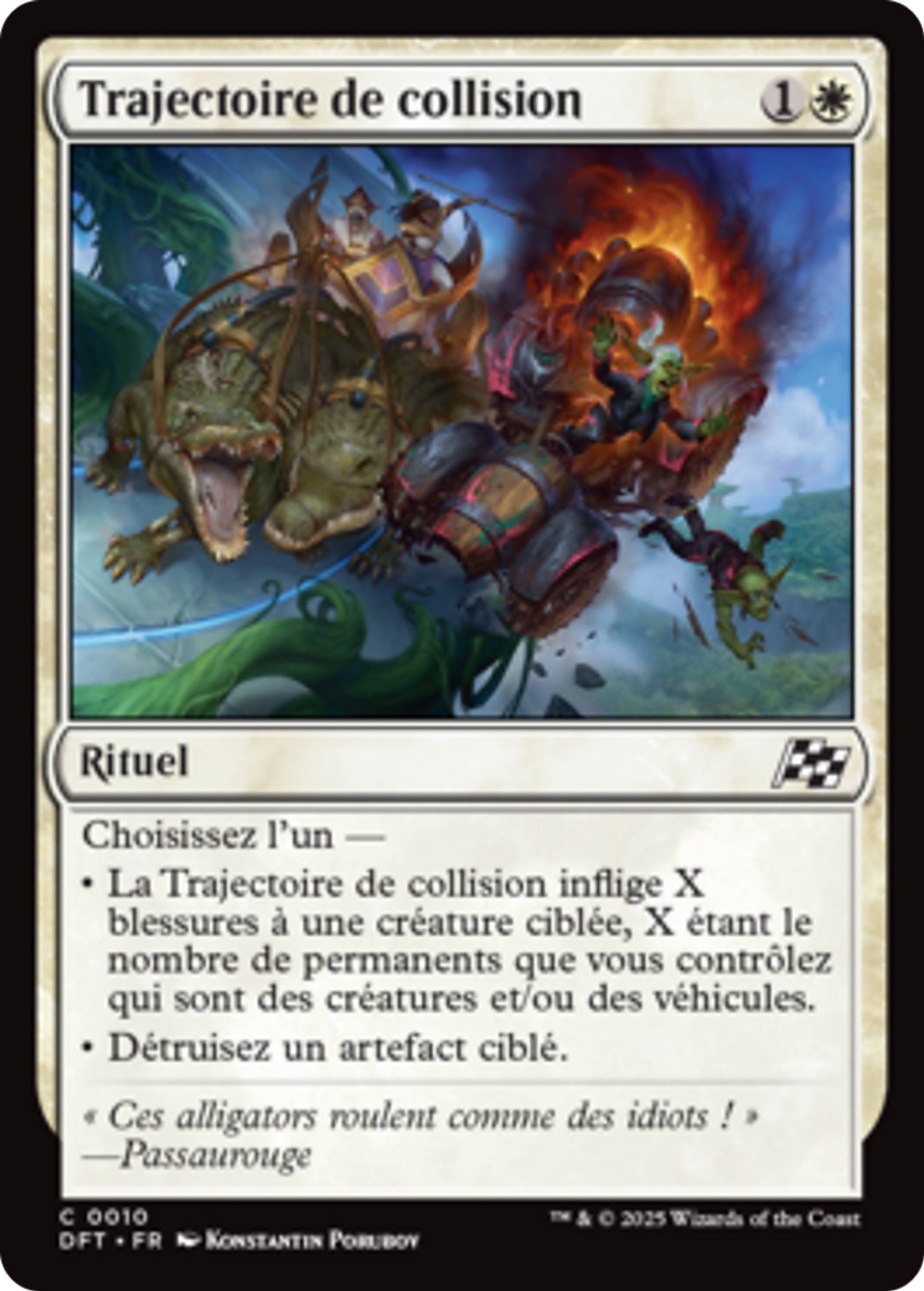 Trajectoire de collision — Aetherdrift — Magic: The Gathering