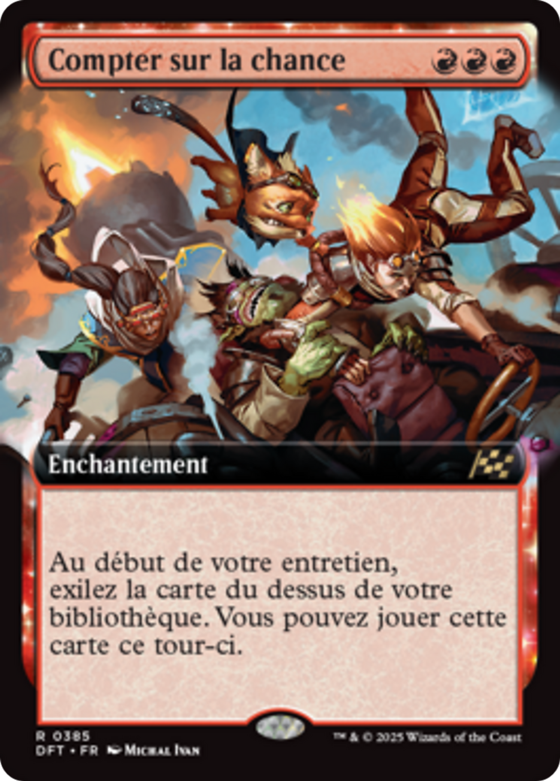 Compter sur la chance — Aetherdrift — Magic: The Gathering