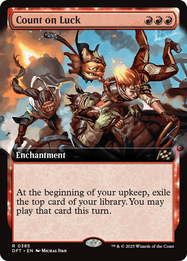 Count on Luck — Aetherdrift — Magic: The Gathering