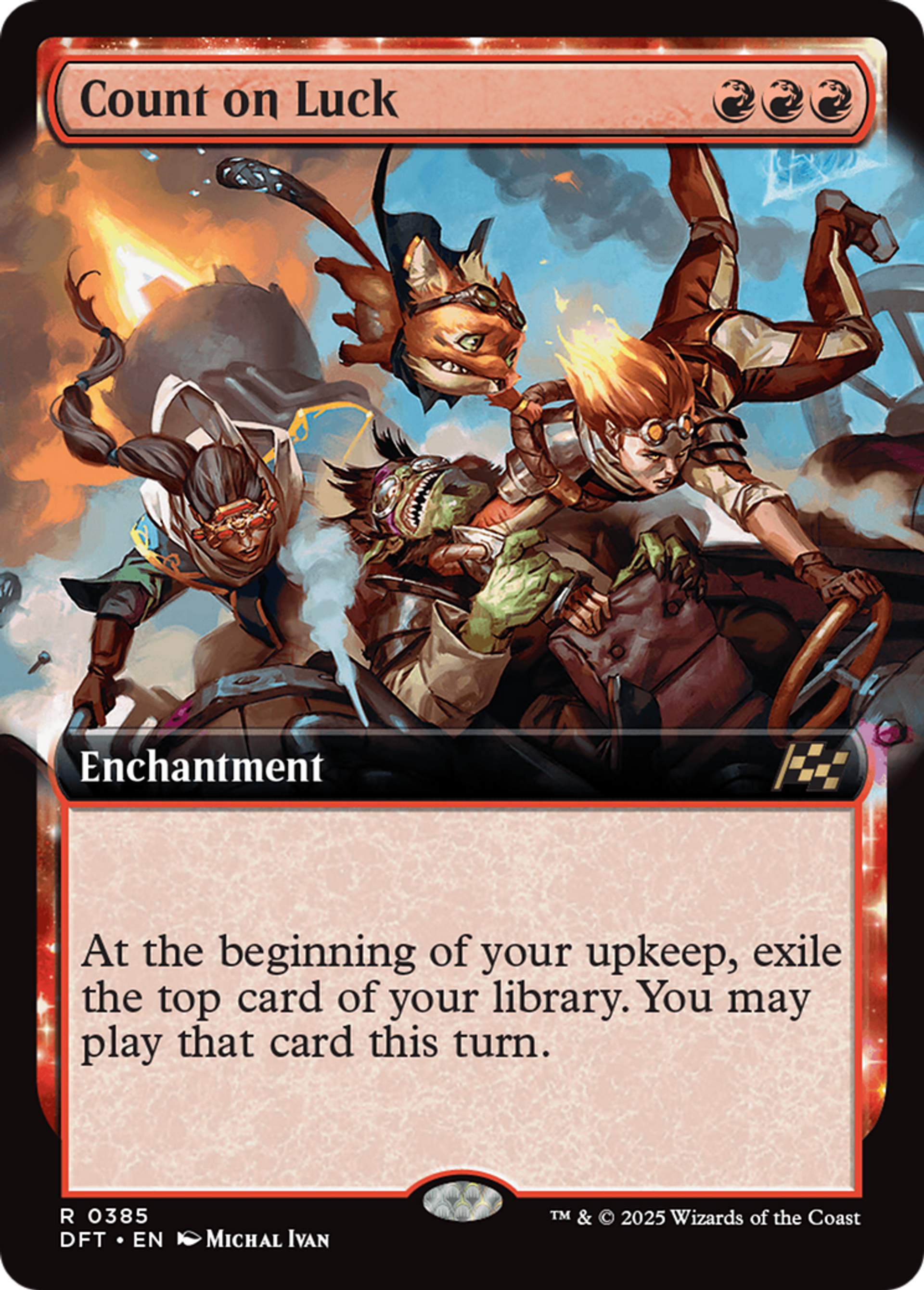 Count on Luck — Aetherdrift — Magic: The Gathering