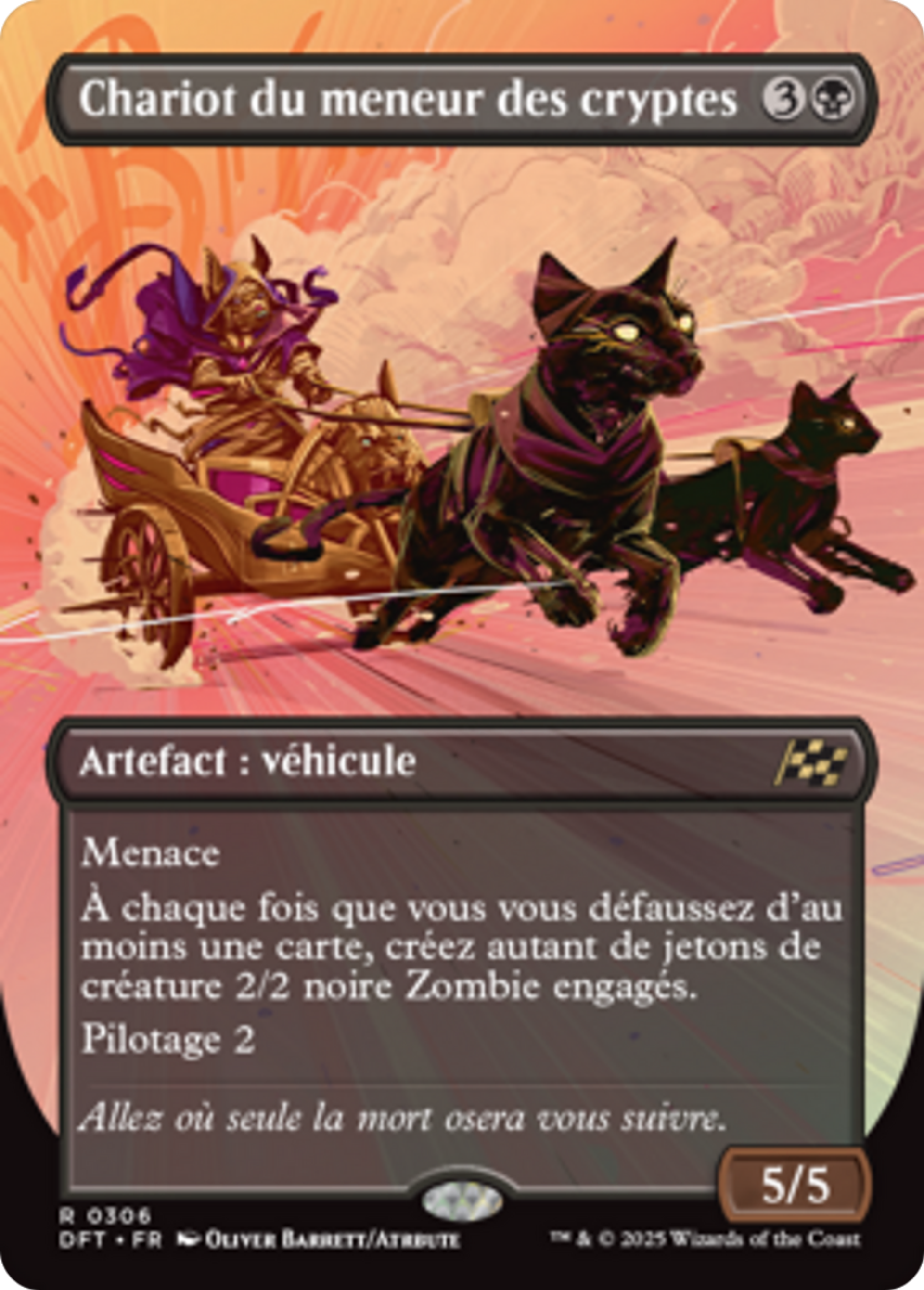 Chariot du meneur des cryptes — Aetherdrift — Magic: The Gathering