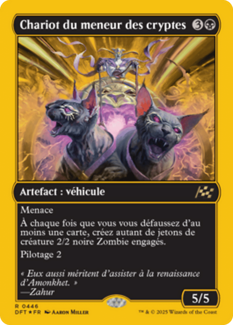 Chariot du meneur des cryptes — Aetherdrift — Magic: The Gathering