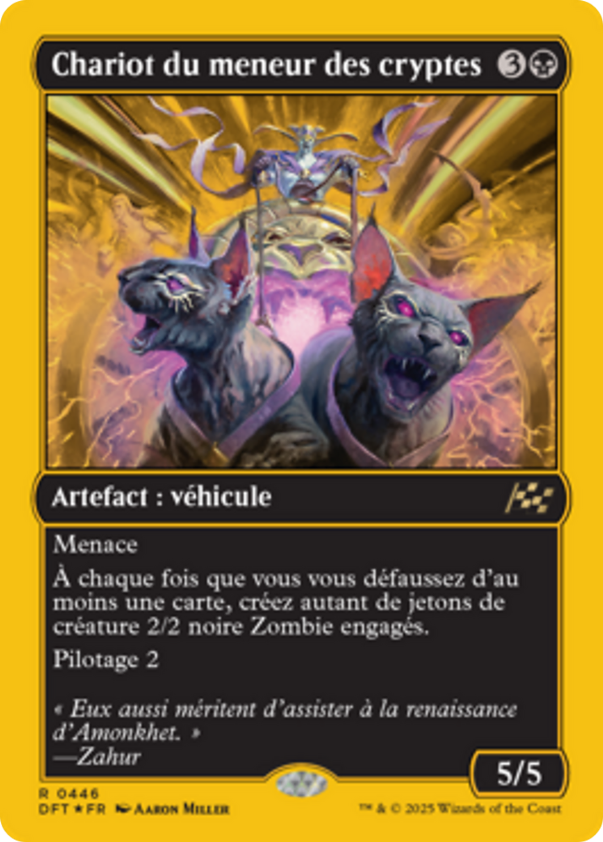 Chariot du meneur des cryptes — Aetherdrift — Magic: The Gathering