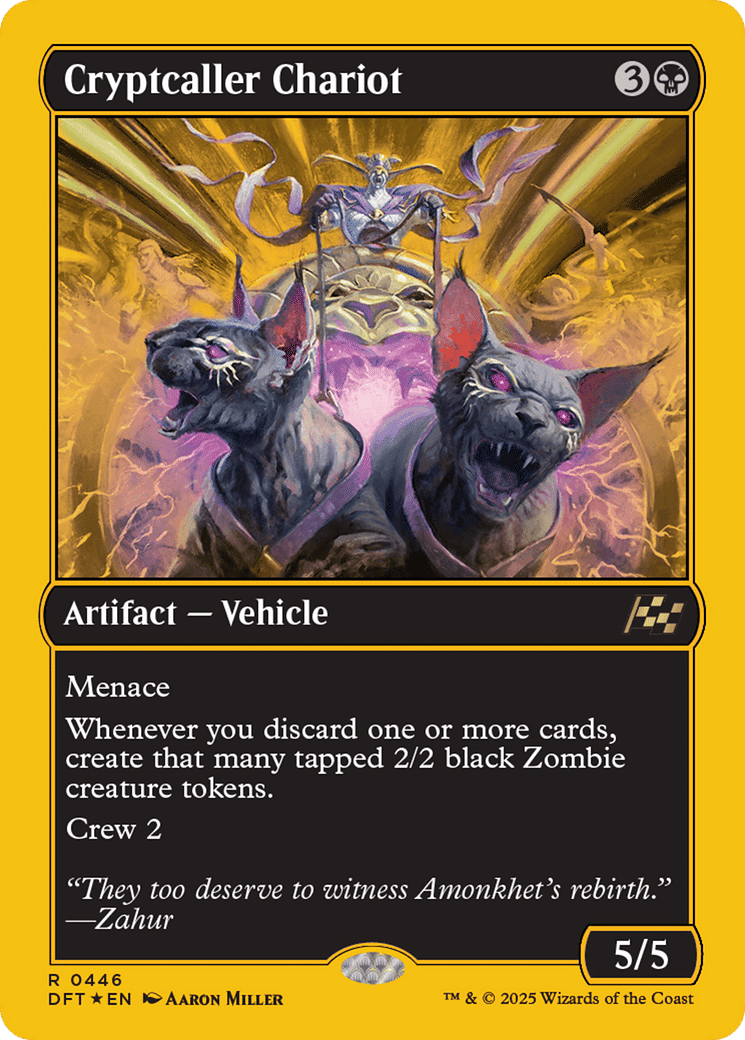 Cryptcaller Chariot — Aetherdrift — Magic: The Gathering