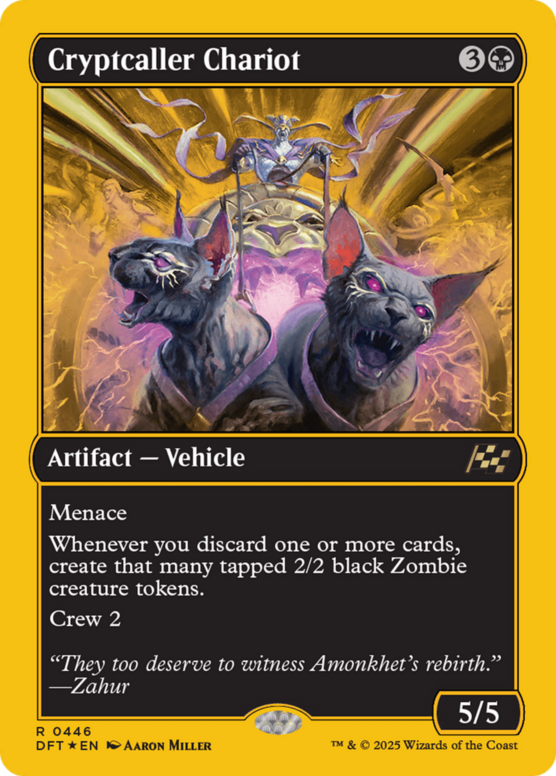 Cryptcaller Chariot — Aetherdrift — Magic: The Gathering