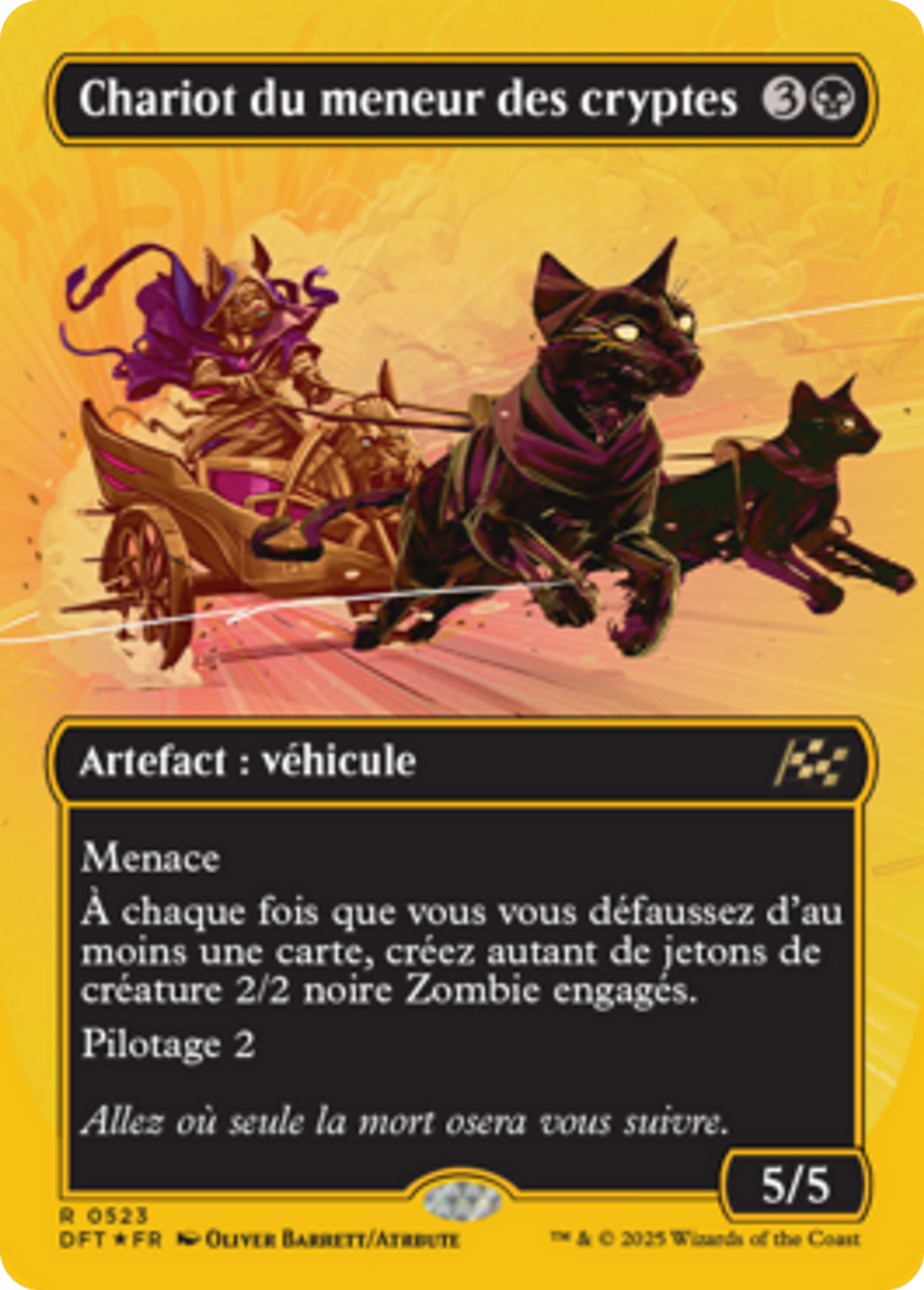 Chariot du meneur des cryptes — Aetherdrift — Magic: The Gathering