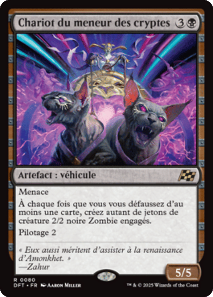 Chariot du meneur des cryptes — Aetherdrift — Magic: The Gathering
