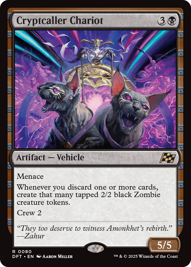Cryptcaller Chariot — Aetherdrift — Magic: The Gathering