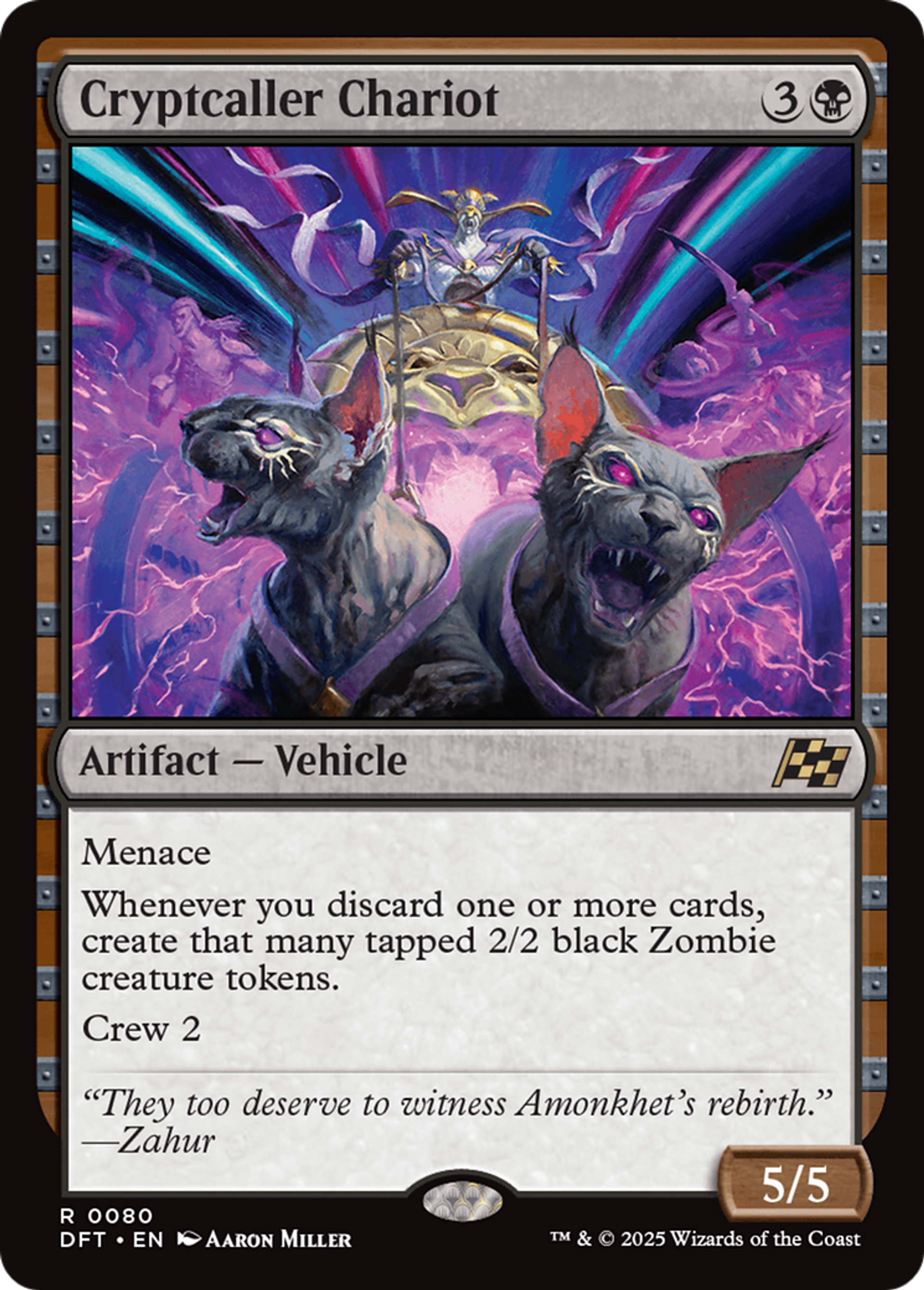 Cryptcaller Chariot — Aetherdrift — Magic: The Gathering
