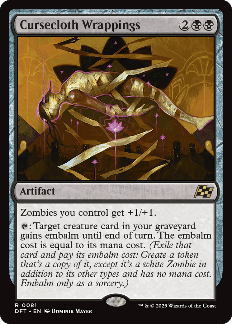 Cursecloth Wrappings — Aetherdrift — Magic: The Gathering