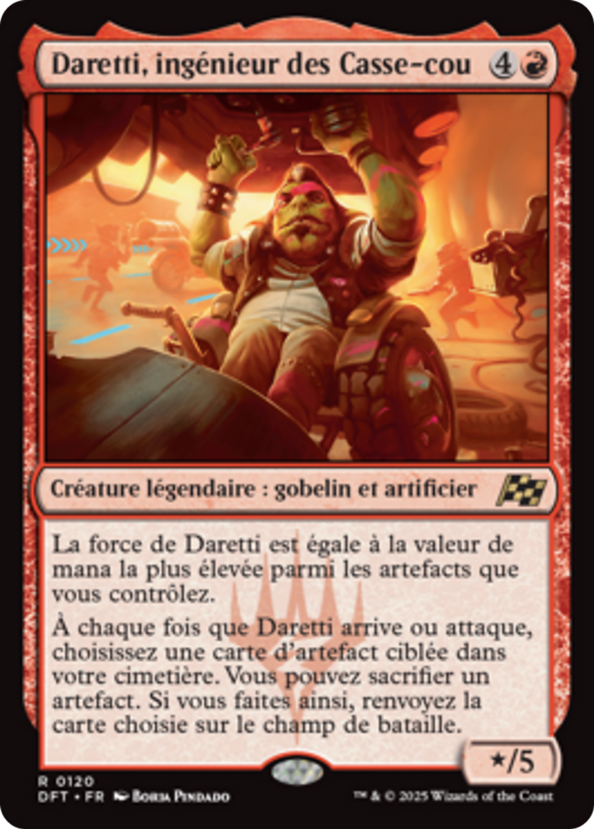 Daretti, ingénieur des Casse-cou — Aetherdrift — Magic: The Gathering