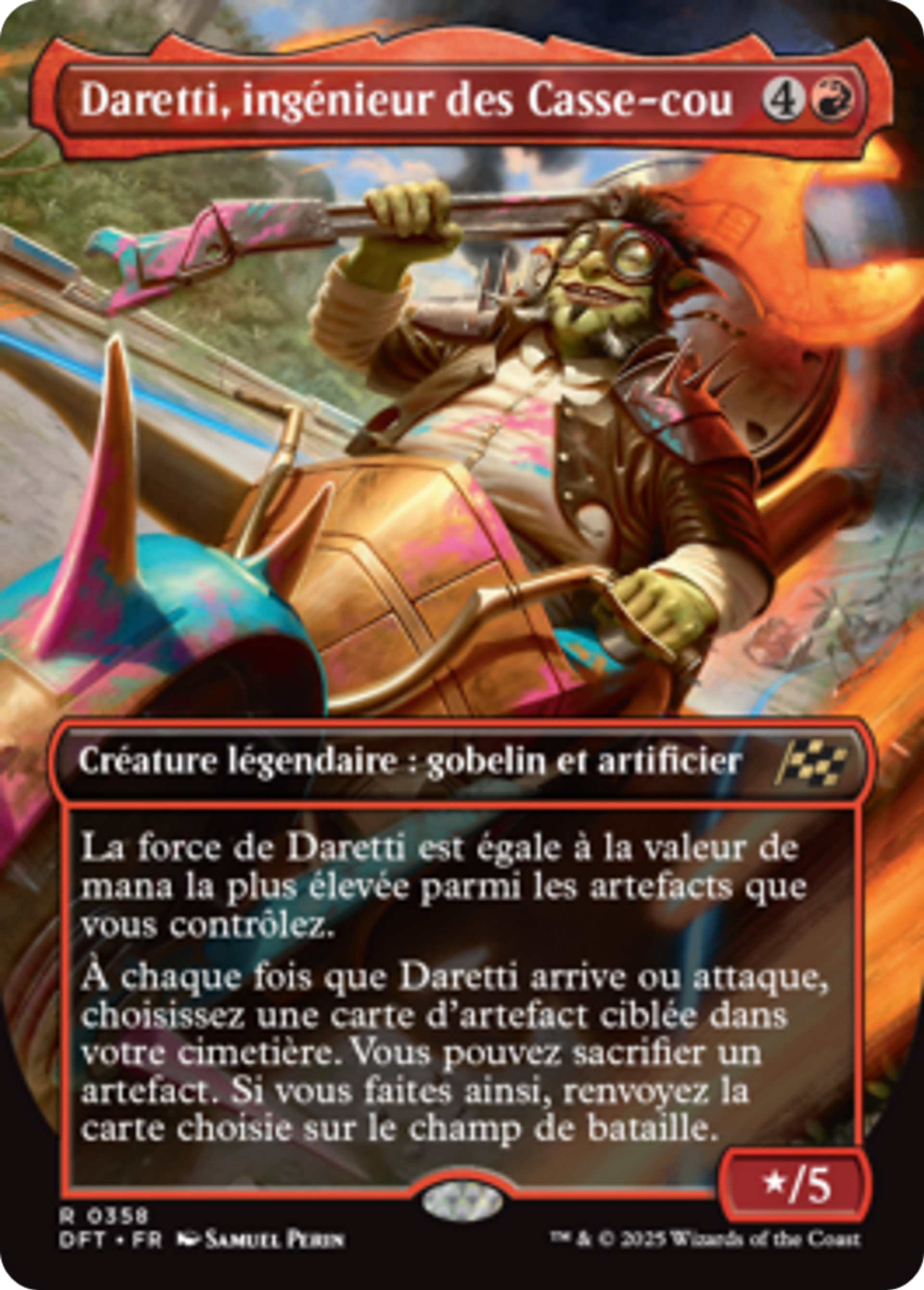 Daretti, ingénieur des Casse-cou — Aetherdrift — Magic: The Gathering