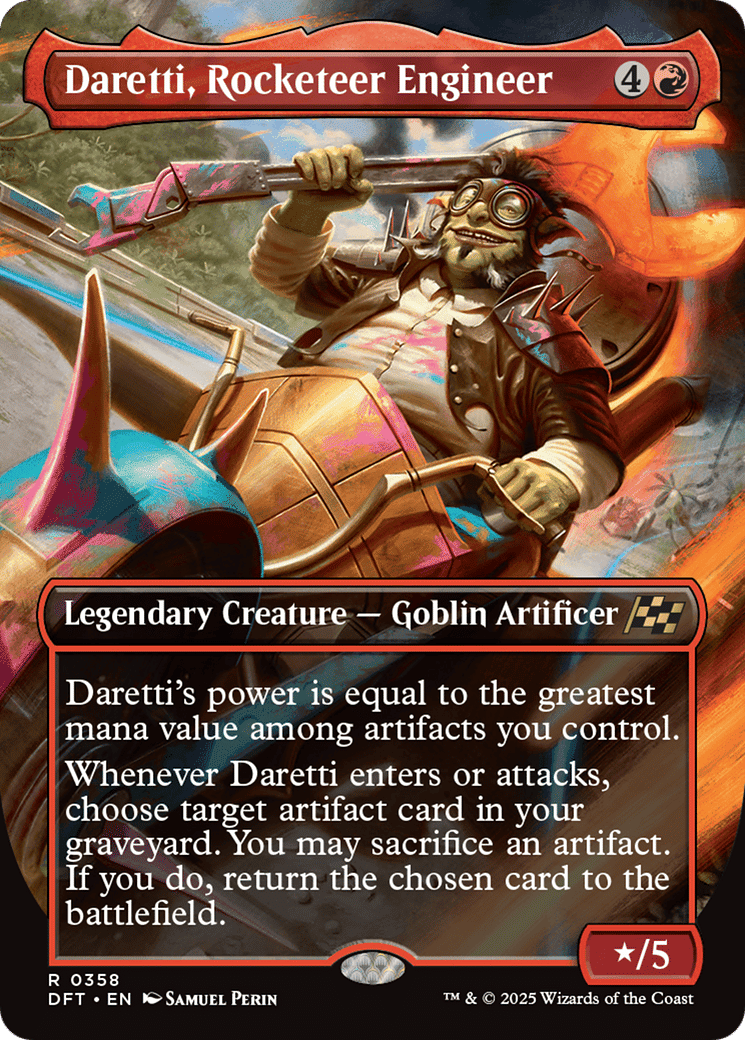 Daretti, Rocketeer Engineer — Aetherdrift — Magic: The Gathering