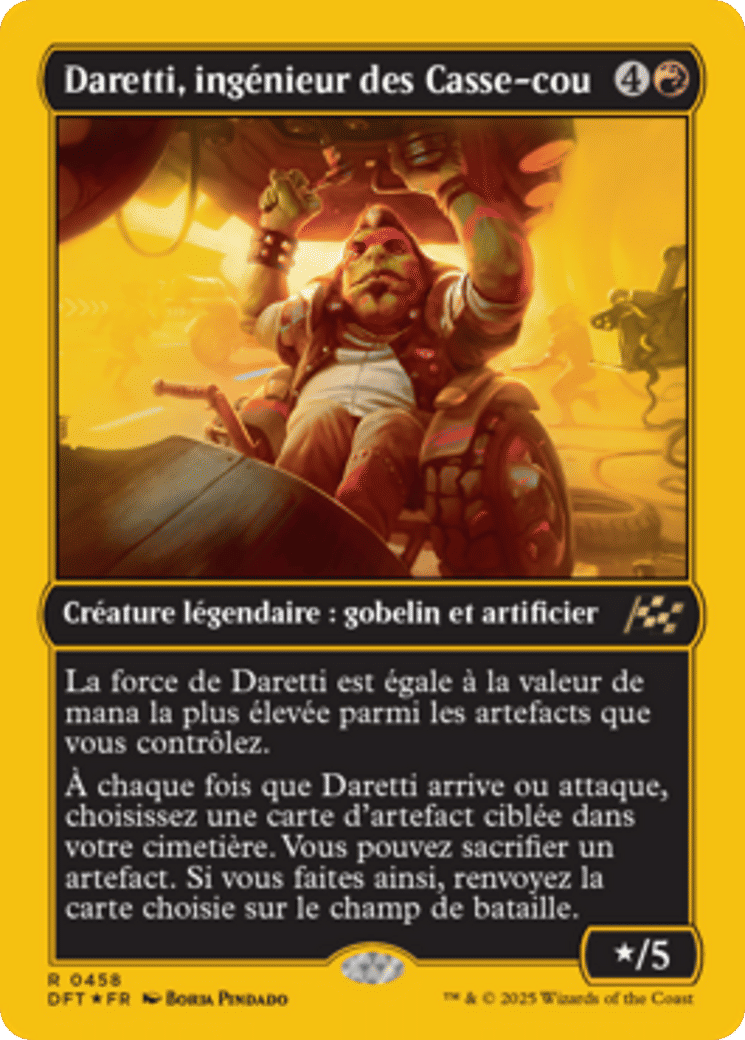 Daretti, ingénieur des Casse-cou — Aetherdrift — Magic: The Gathering