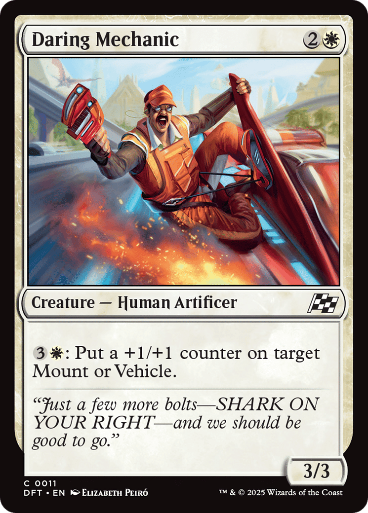 Daring Mechanic — Aetherdrift — Magic: The Gathering
