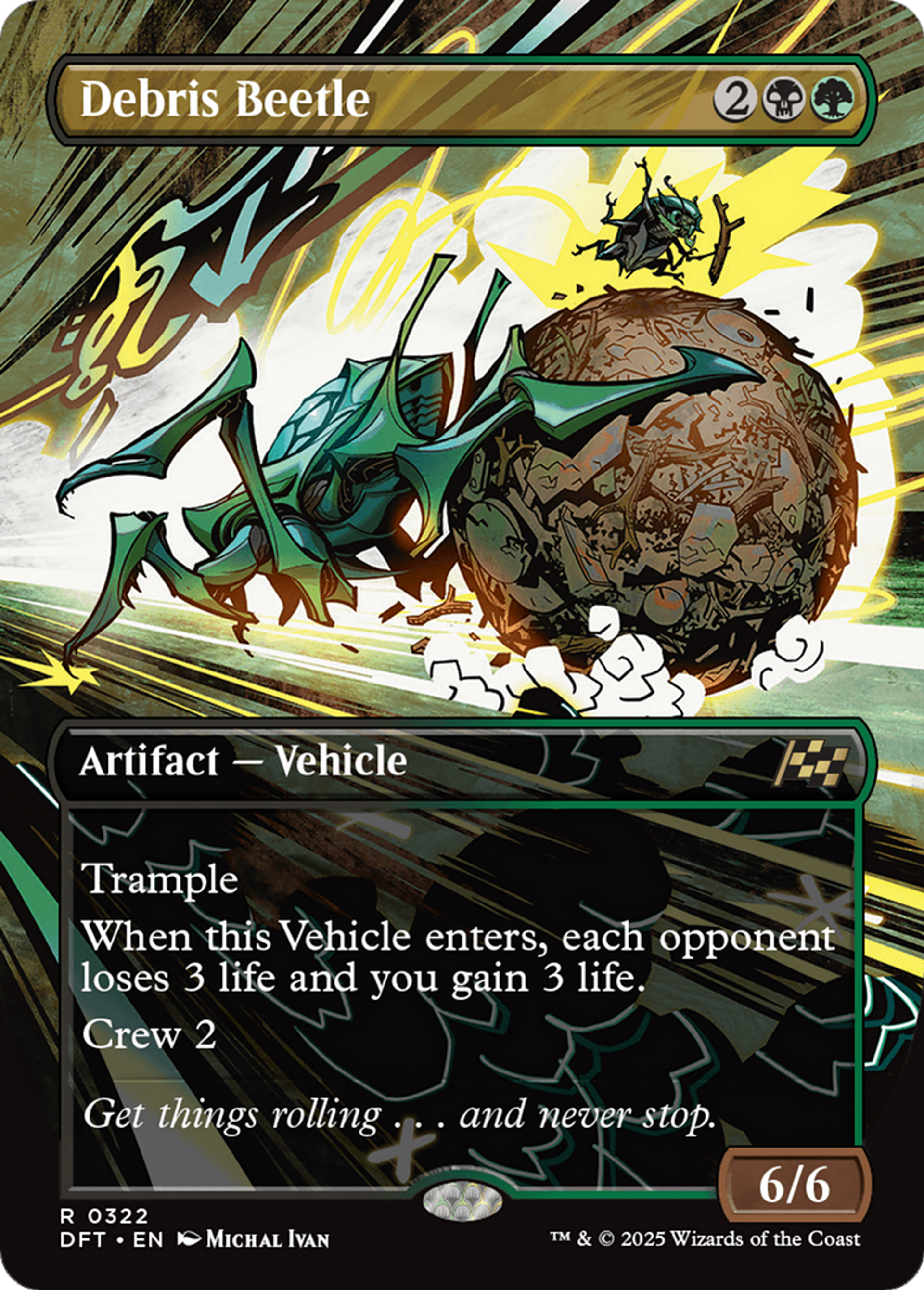 Debris Beetle — Aetherdrift — Magic: The Gathering