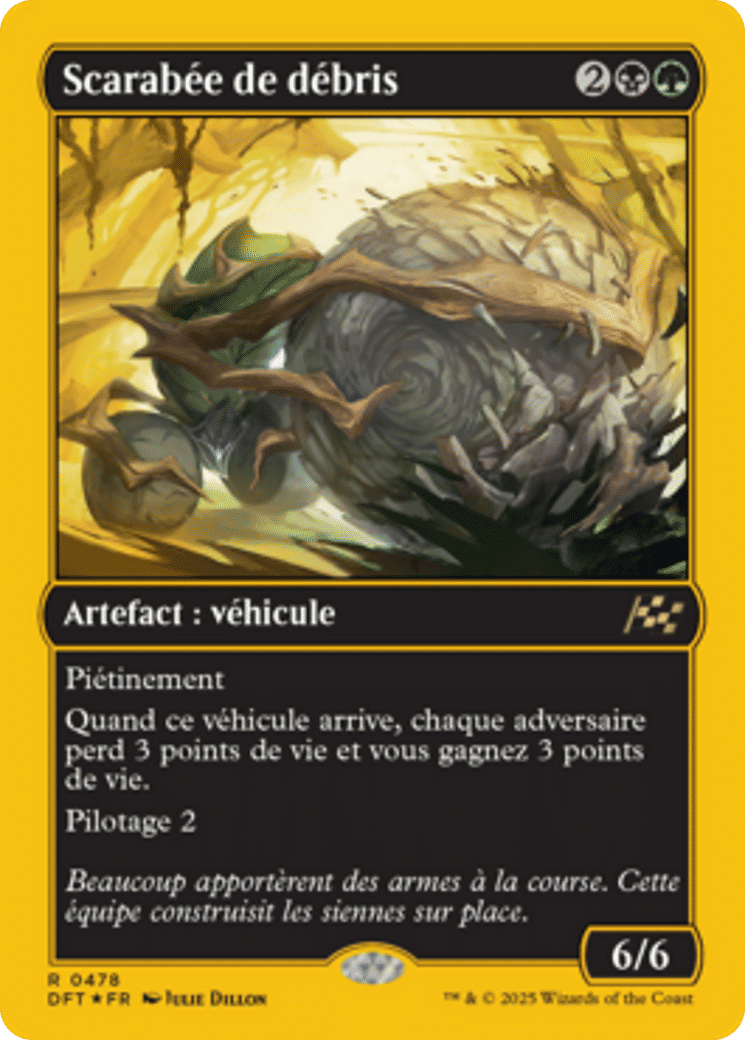 Scarabée de débris — Aetherdrift — Magic: The Gathering