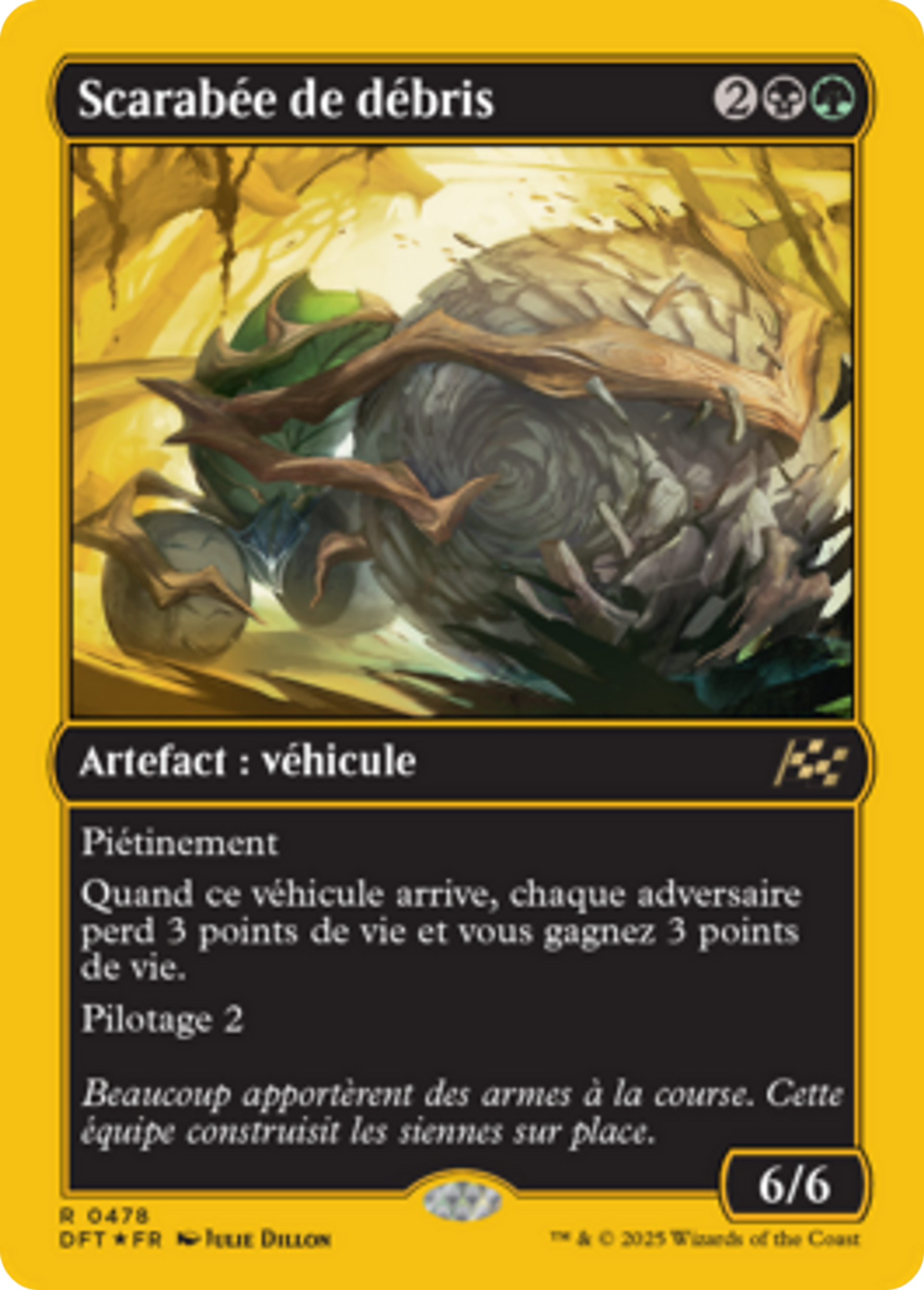 Scarabée de débris — Aetherdrift — Magic: The Gathering