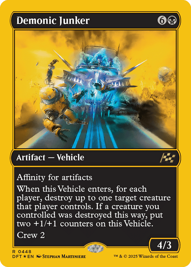 Demonic Junker — Aetherdrift — Magic: The Gathering