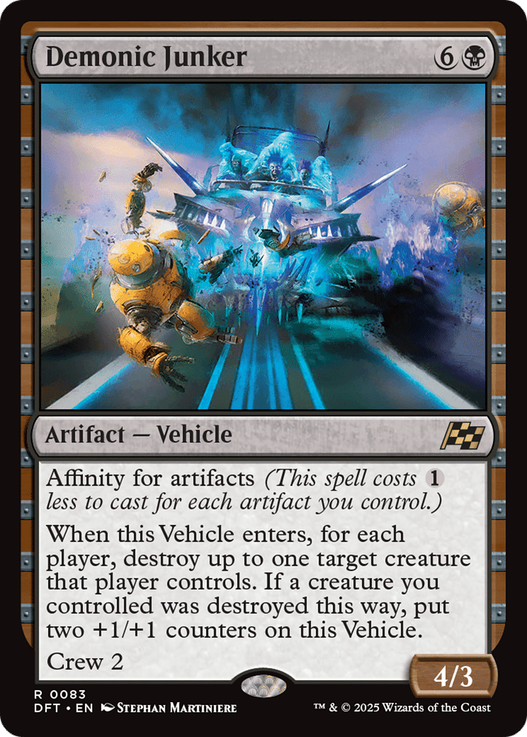 Demonic Junker — Aetherdrift — Magic: The Gathering