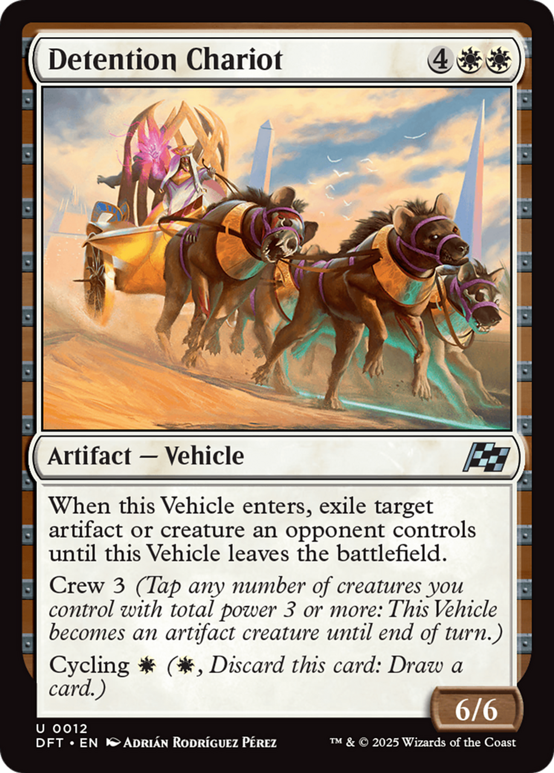 Detention Chariot — Aetherdrift — Magic: The Gathering