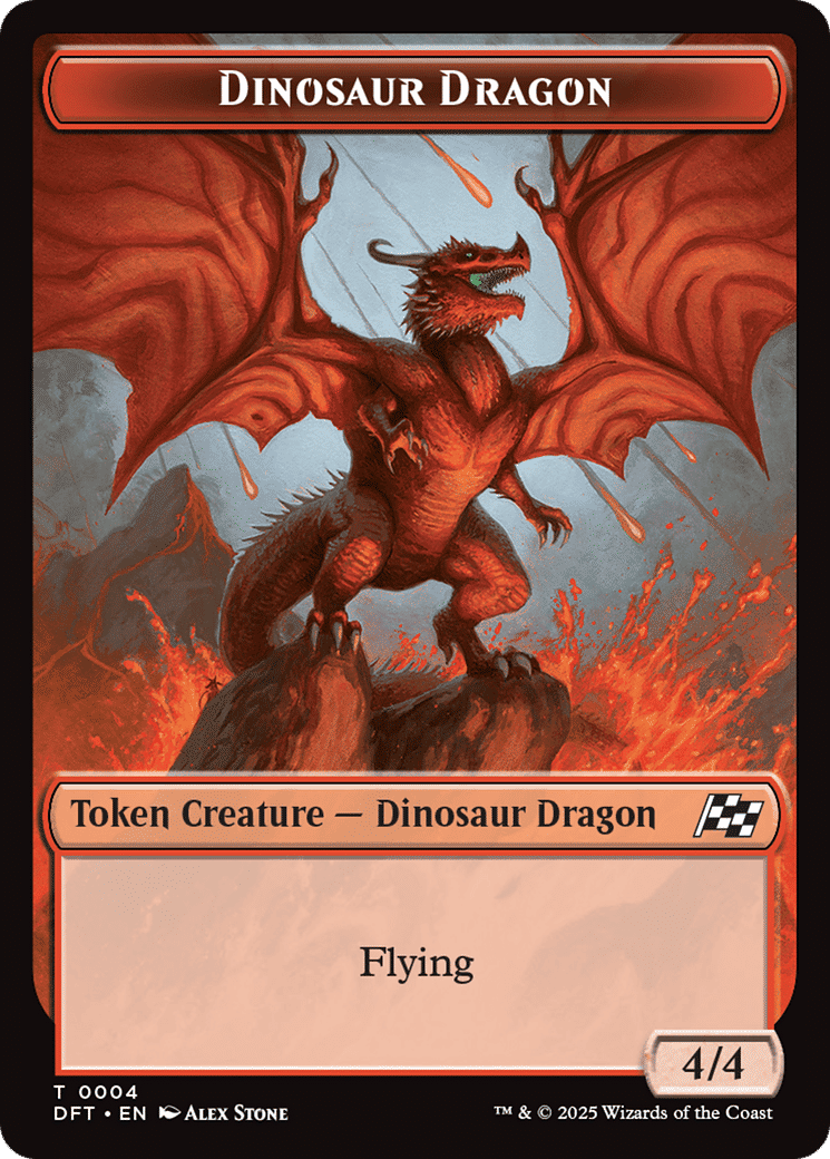 Dinosaur Dragon — Aetherdrift — Magic: The Gathering