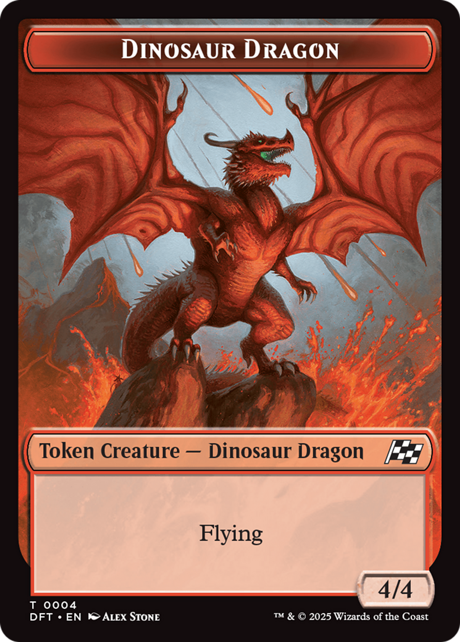 Dinosaur Dragon — Aetherdrift — Magic: The Gathering