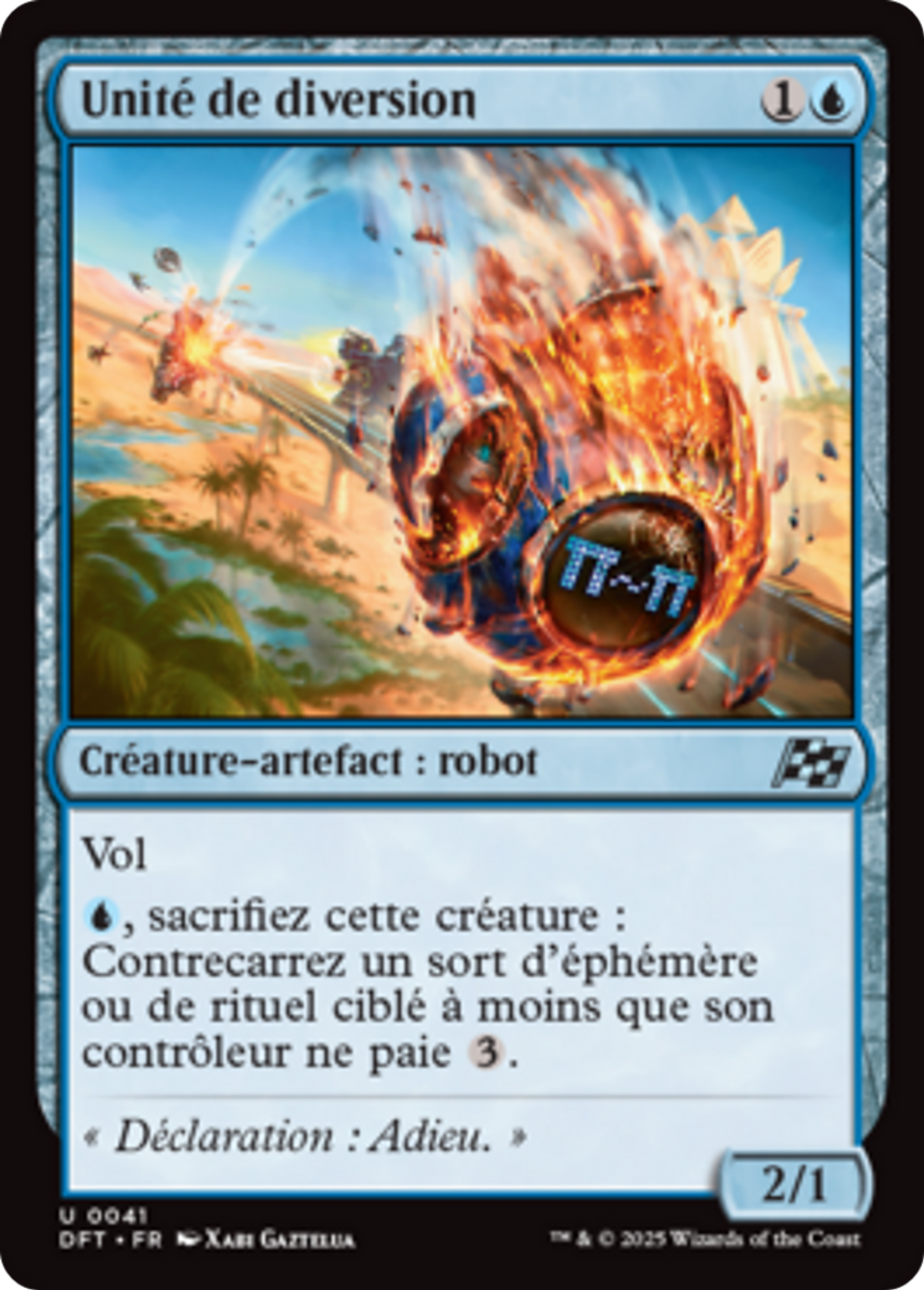 Unité de diversion — Aetherdrift — Magic: The Gathering