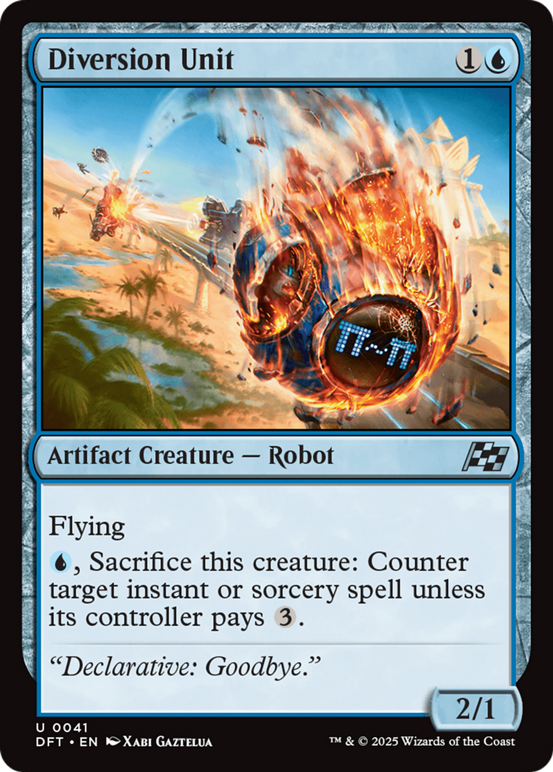 Diversion Unit — Aetherdrift — Magic: The Gathering