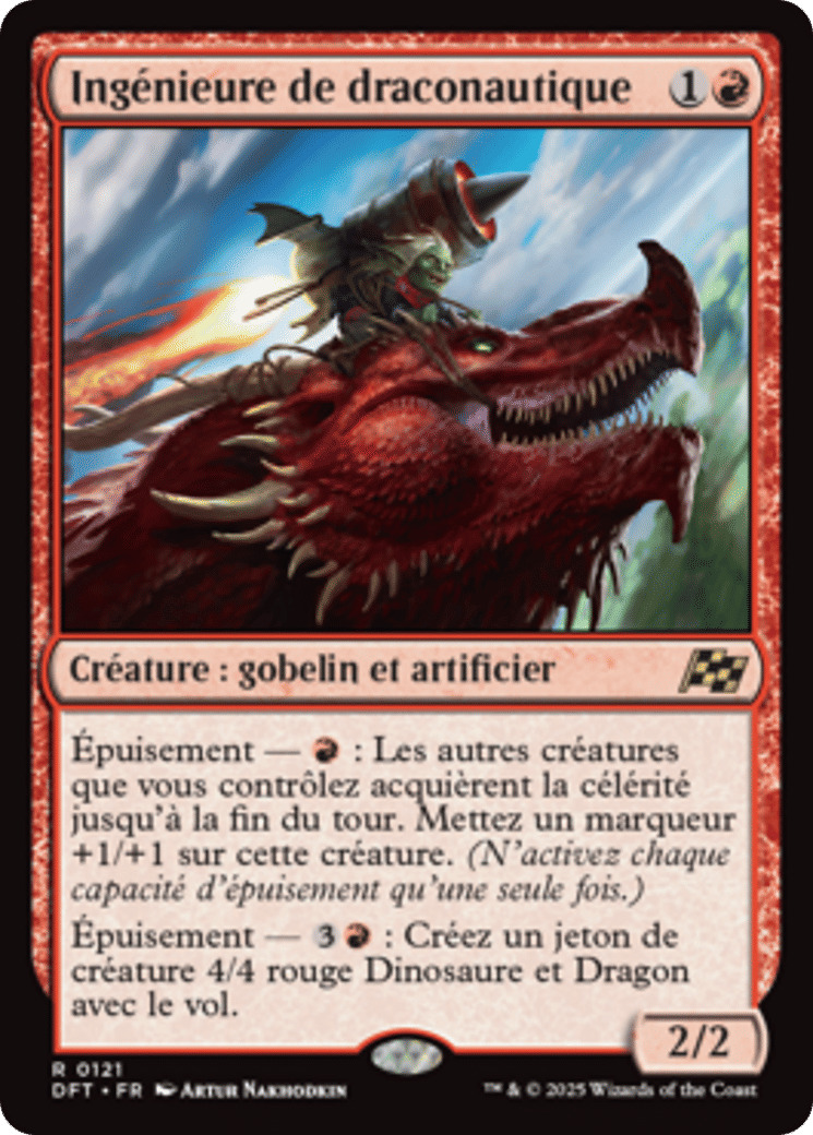 Ingénieure de draconautique — Aetherdrift — Magic: The Gathering