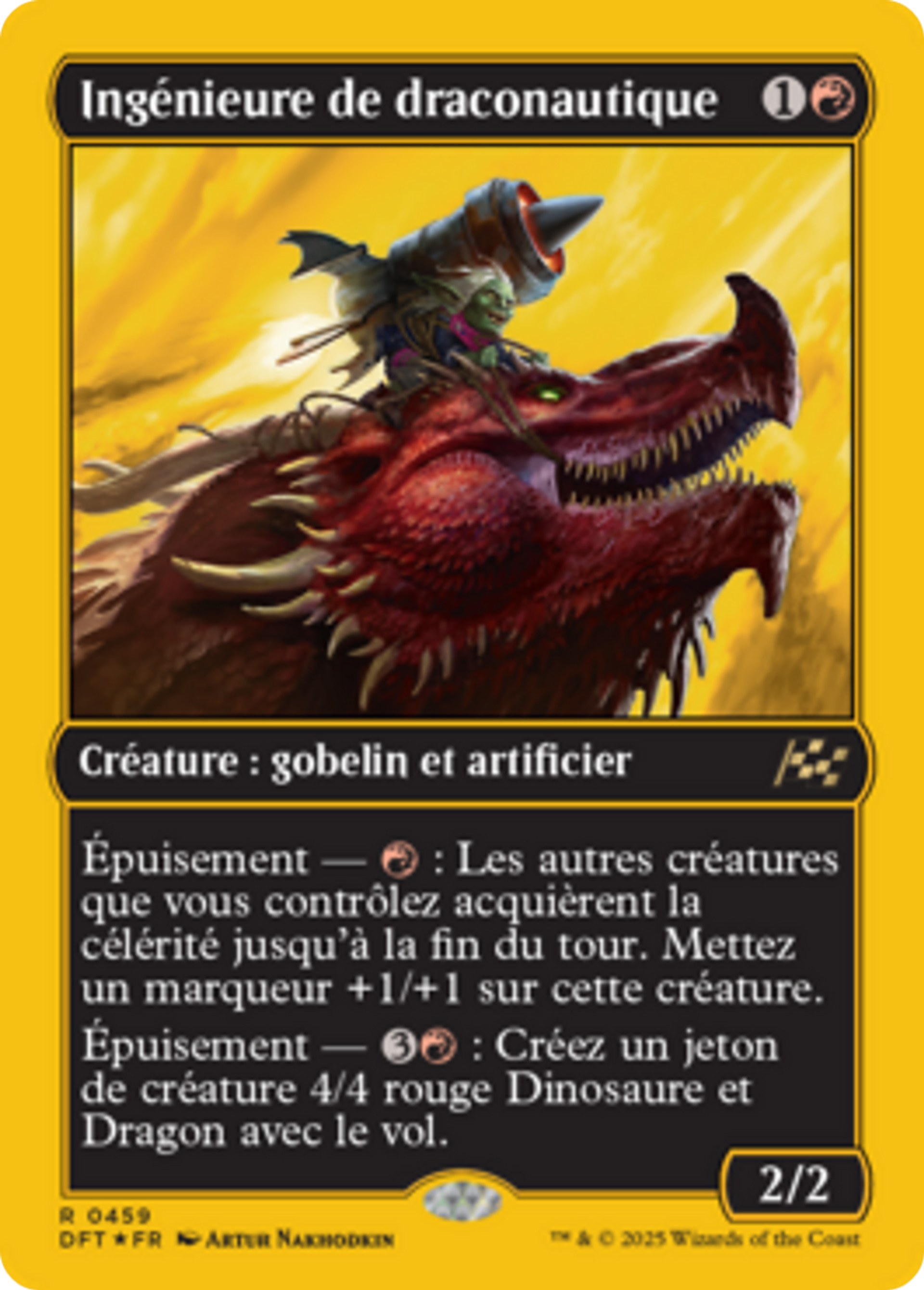 Ingénieure de draconautique — Aetherdrift — Magic: The Gathering