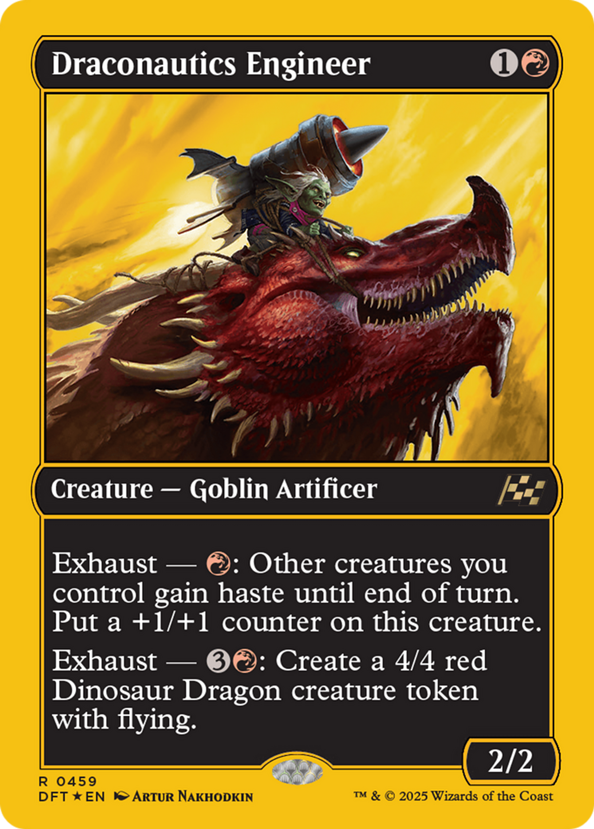 Draconautics Engineer — Aetherdrift — Magic: The Gathering