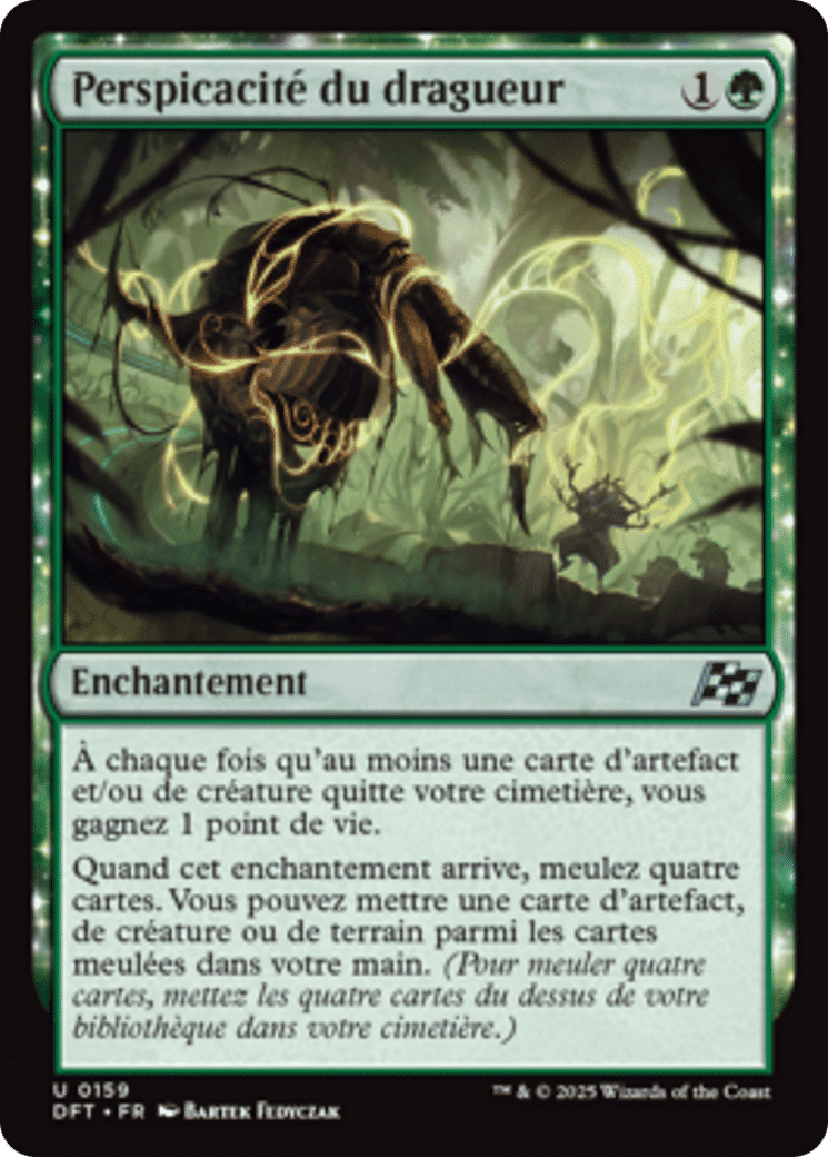 Perspicacité du dragueur — Aetherdrift — Magic: The Gathering